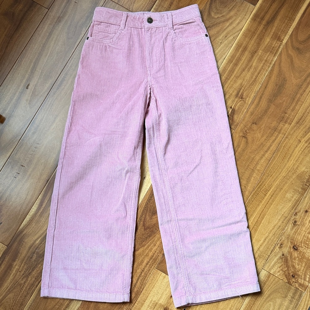 New Without Tag - Mini Boden Light Pink Corduroy Kids Trousers